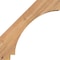 Ekena Millwork 3 1/2"W x 14"D x 14"H Imperial Smooth Knee Brace, Western Red Cedar BRC04X14X14IMP00SWR - alternate 3